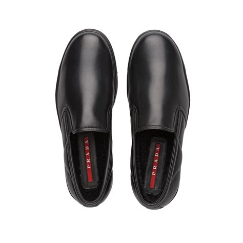 sneakers prada mens shoes|Prada men's slip on sneakers.